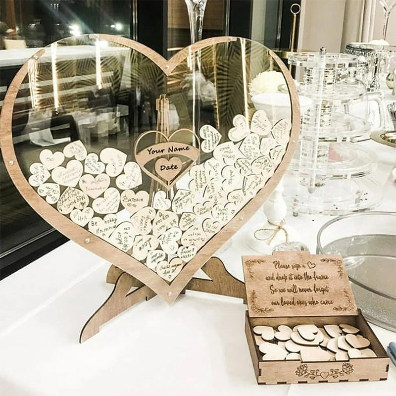 Heart Guestbook — Miami rental in the Essentials collection by Be Extra Miami. — Miami wedding event rental.