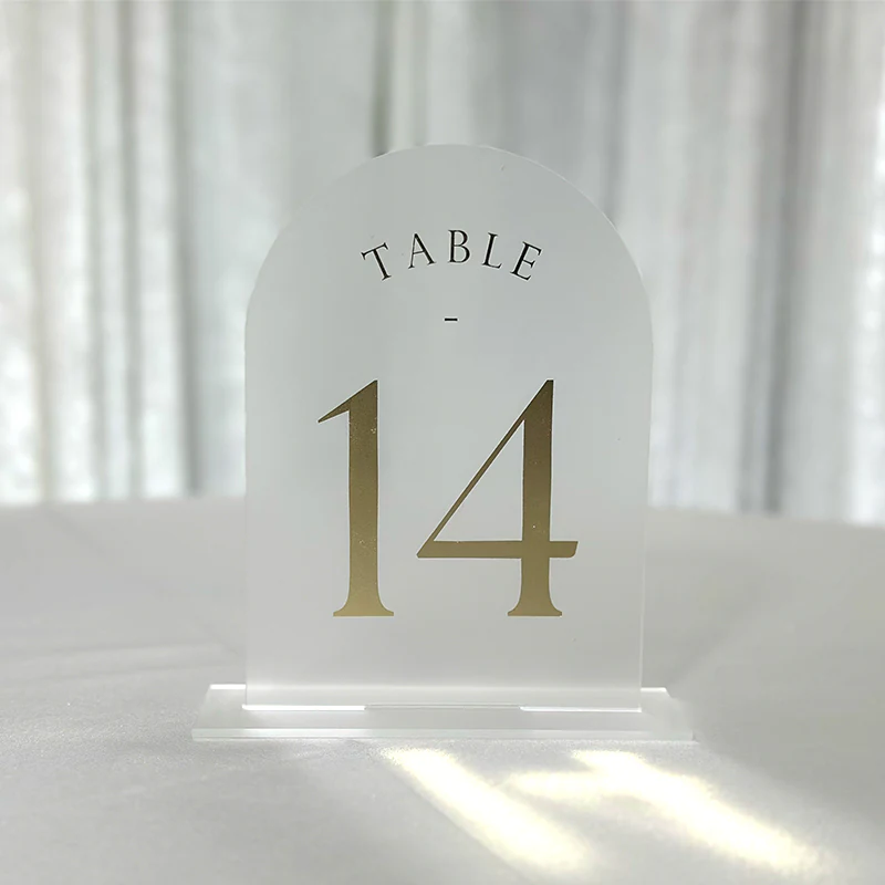 The Valeria — Miami rental in the Table Numbers And Place Cards collection by Be Extra Miami. — Miami wedding event rental.