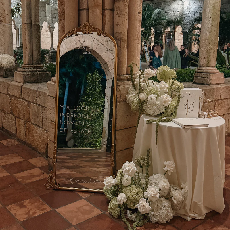 Vintage Welcome Mirror