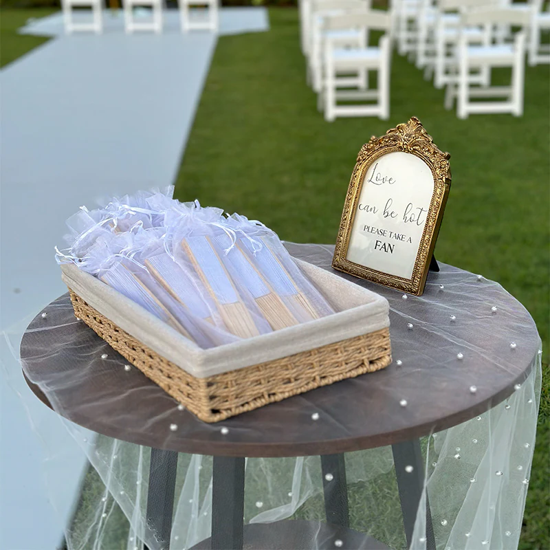 Hand Fans — Miami rental in the Essentials collection by Be Extra Miami. — Miami wedding event rental.