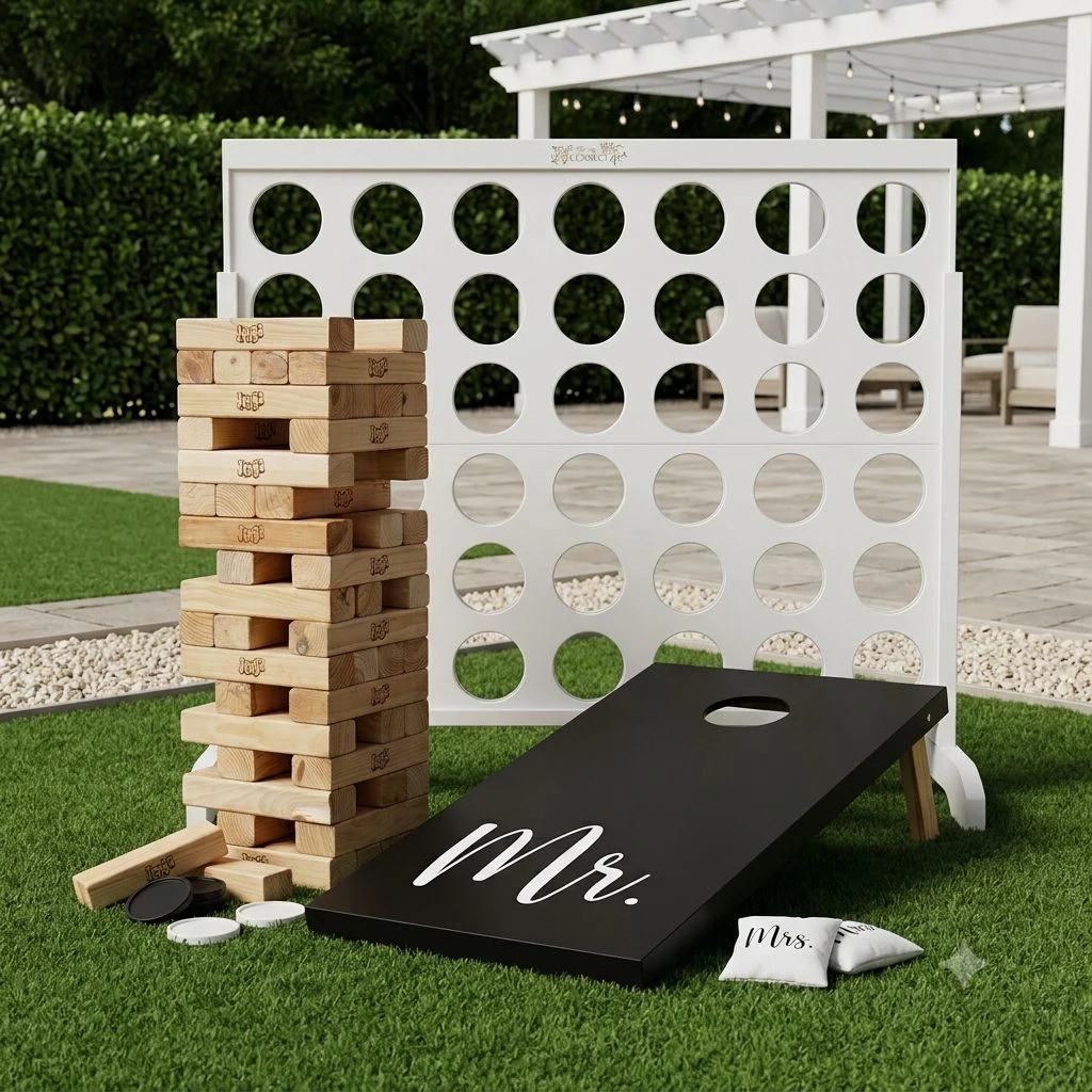 Classic Wedding Games Package — Miami rental in the Packages collection by Be Extra Miami. — Miami wedding event rental.